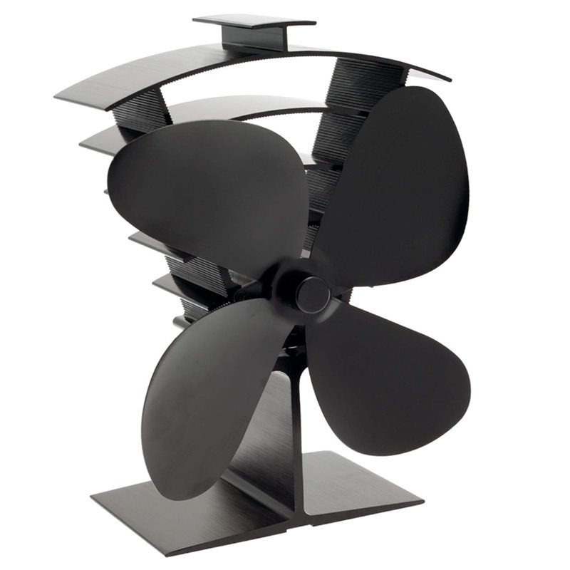 Stove Fan Heat Powered 4 Blade - Quantità in magazzino Ventola per stufa
