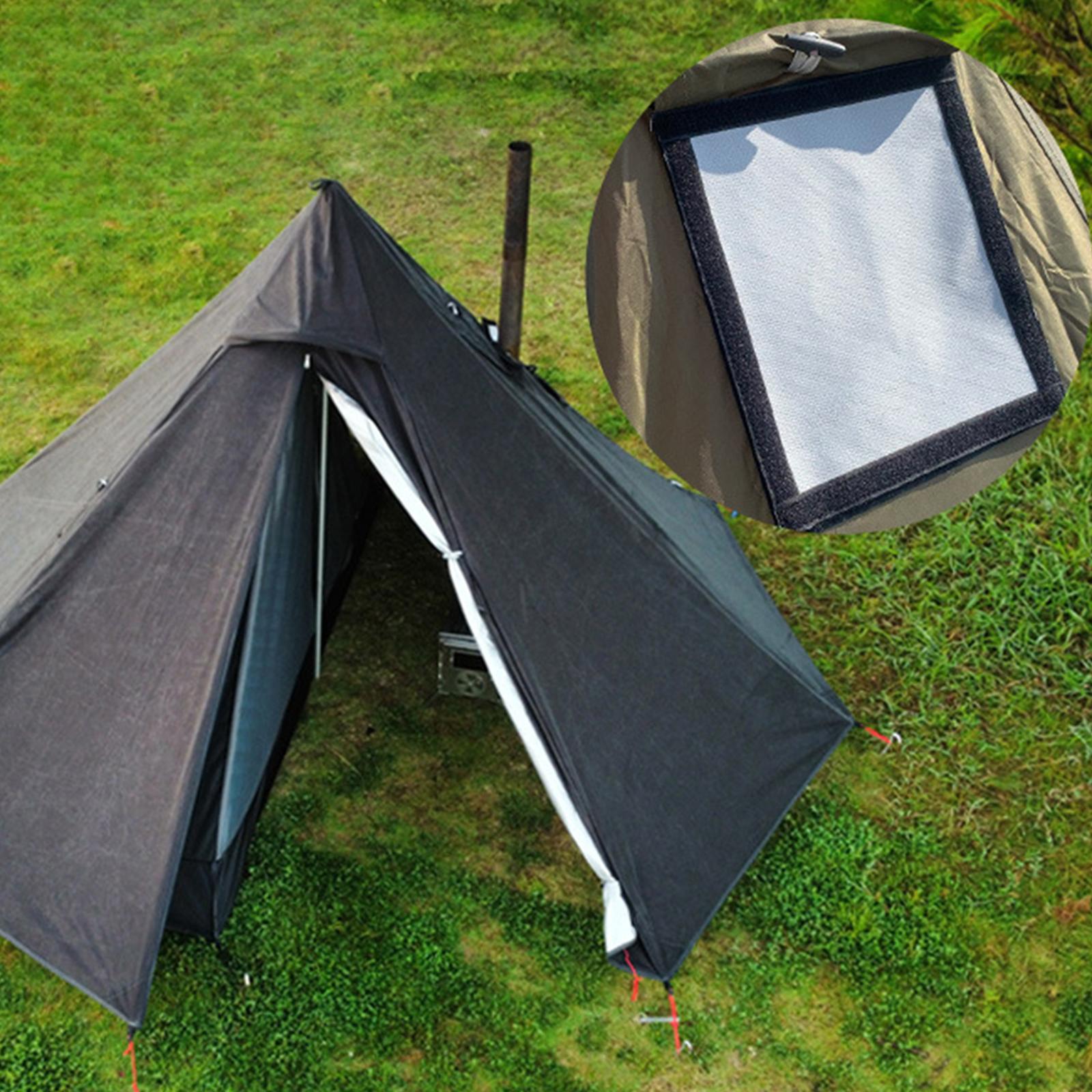 Fireproof Stove Jack Tent Silicone - Scudo in silicone e fibra di