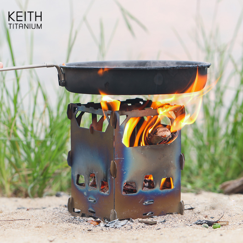 Ultralight Titanium Wood Stove Backpack - KEITH Stufa a Legna in Titanio