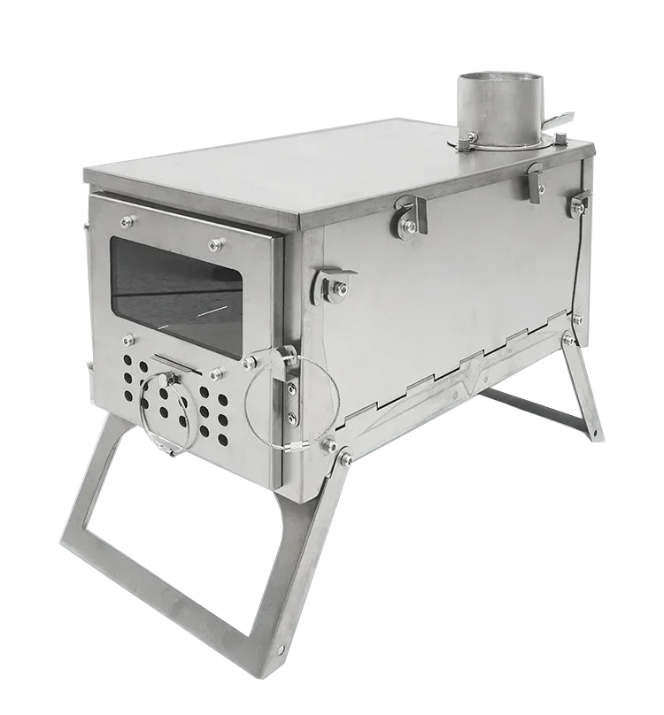Titanium Folding Wood Stove Tent - Stufa a Legna in Titanio Portatile