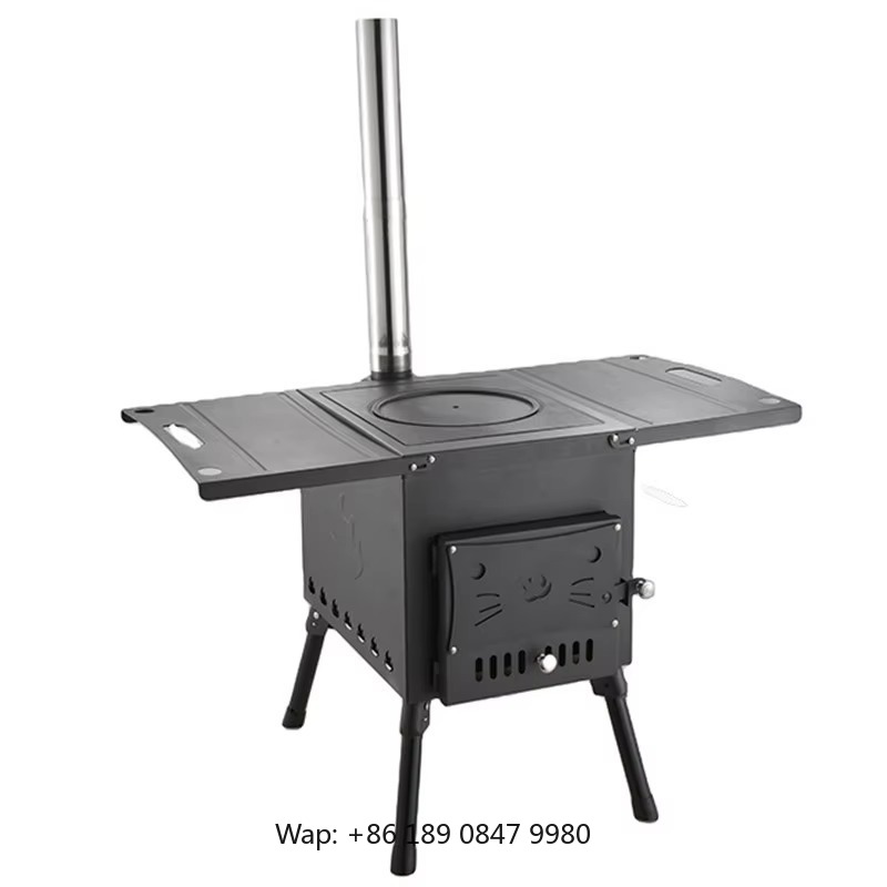 Hot Tent Wood Stove With Chimney Pipe - 【Novità】Stufa da campeggio a legna con