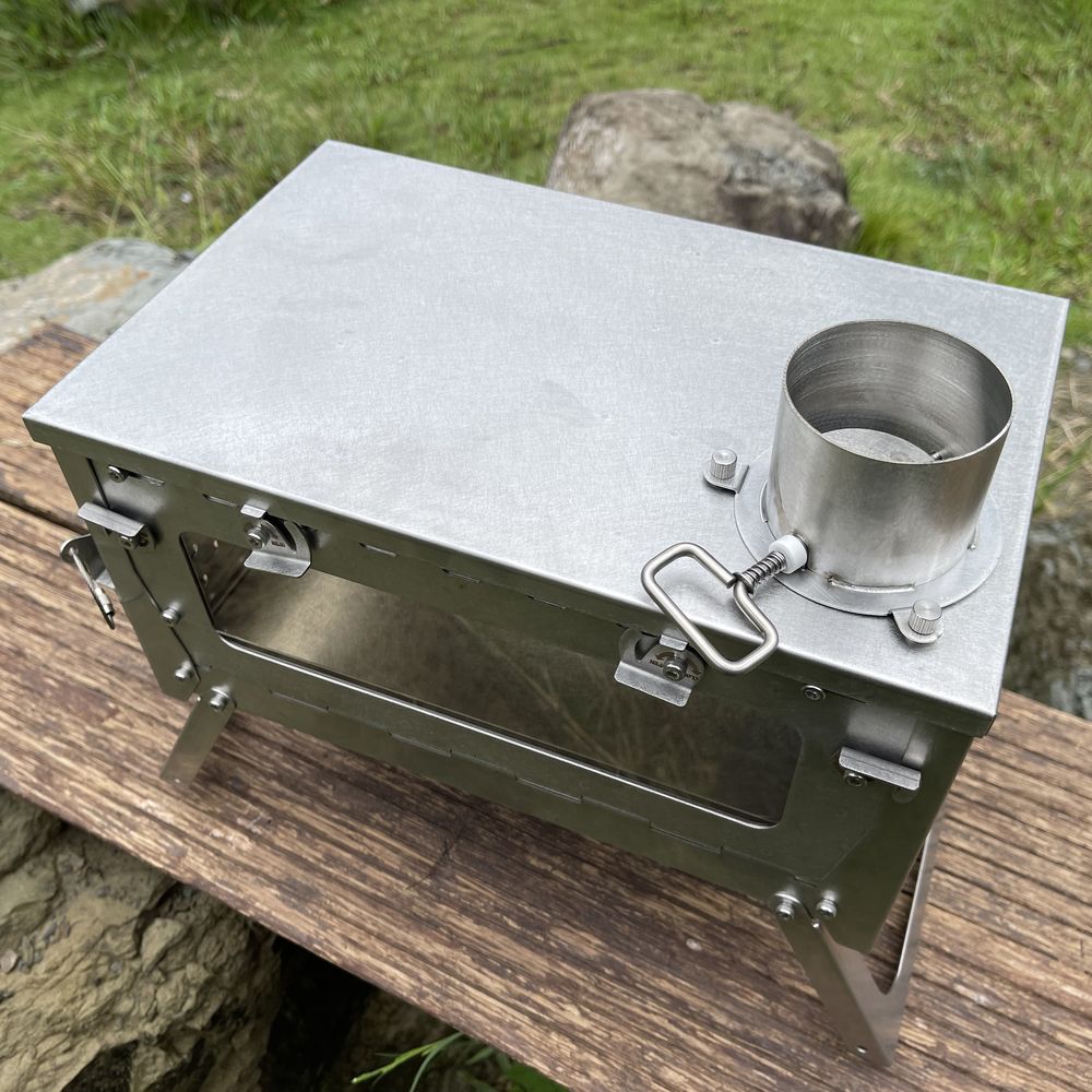 Stufa Ultraleggera per Tenda c - Hot Tent Wood Stove With Chimney Pipe recensione e prezzo
