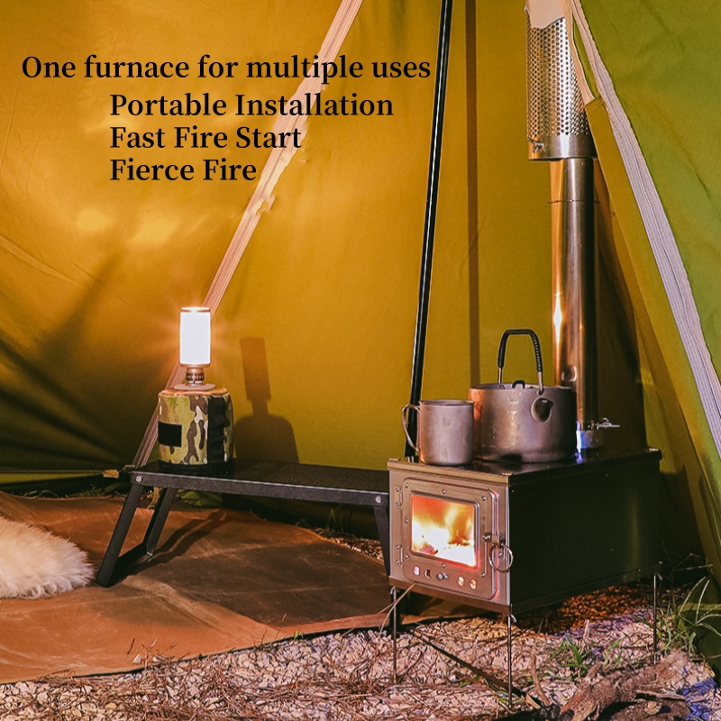 Tenda pieghevole stufa leggera - Titanium Folding Wood Stove Tent recensione e prezzo
