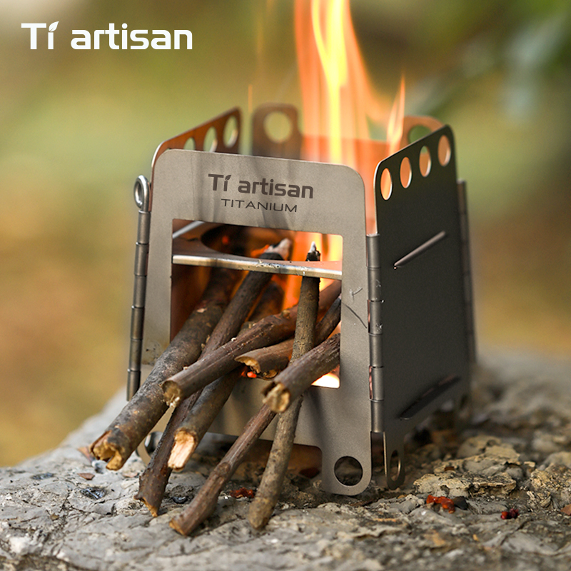 Fornello da Campeggio Multifue - Ultralight Titanium Wood Stove Backpack recensione e prezzo