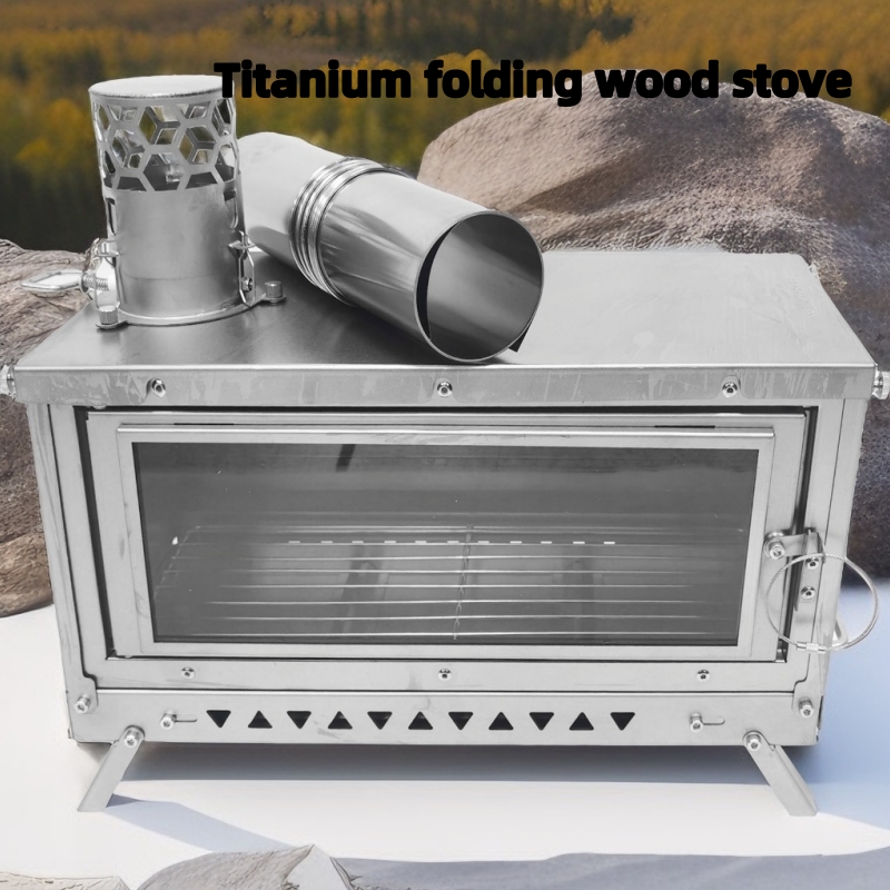 Stufa a legna pieghevole in ti - Titanium Folding Wood Stove Tent recensione e prezzo
