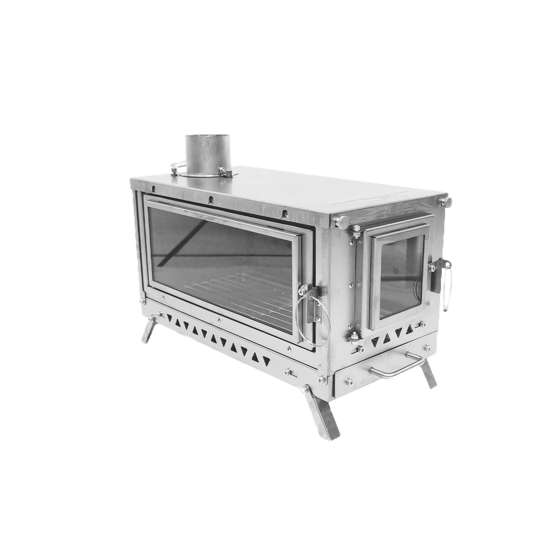 Stufa a legna pieghevole in ti - Titanium Folding Wood Stove Tent recensione e prezzo