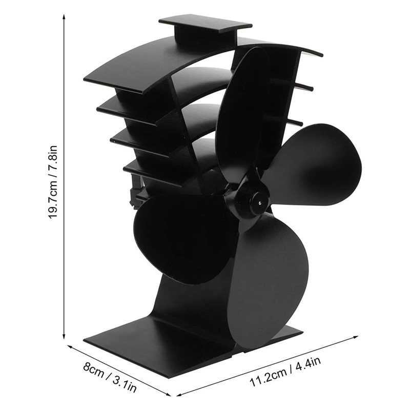 Ventola per Stufa a Legna ad A - Stove Fan Heat Powered 4 Blade recensione e prezzo