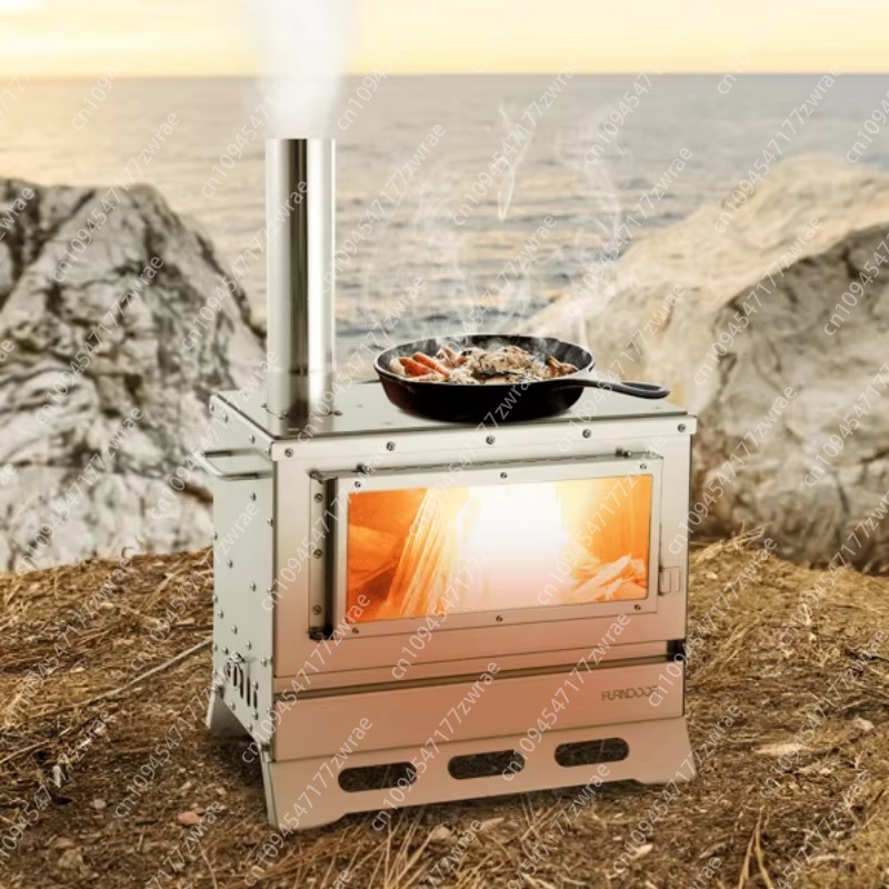 Stufa a Legna Portatile Pieghe - Hot Tent Wood Stove With Chimney Pipe recensione e prezzo