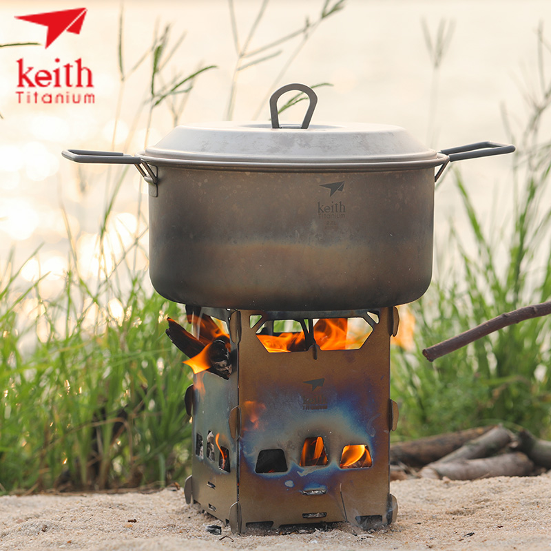KEITH Stufa a Legna in Titanio - Ultralight Titanium Wood Stove Backpack recensione e prezzo