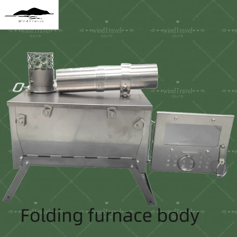 Stufa da campeggio in titanio  - Titanium Folding Wood Stove Tent recensione e prezzo