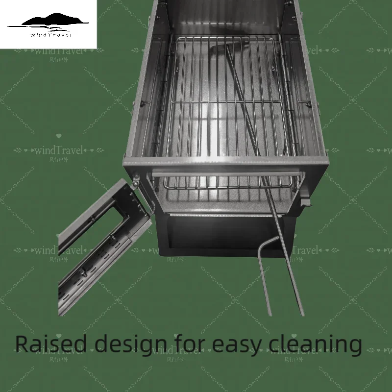 Stufa da campeggio in titanio  - Titanium Folding Wood Stove Tent recensione e prezzo