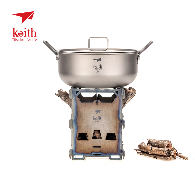 Bollitore in lega di titanio B - Ultralight Titanium Wood Stove Backpack recensione e prezzo