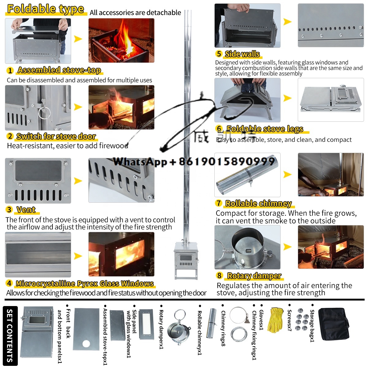 Stufa a Legna Ultraleggera in  - Ultralight Titanium Wood Stove Backpack recensione e prezzo