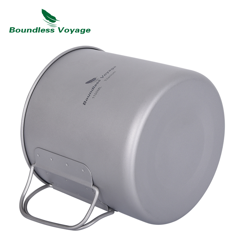 Set da campeggio Boundless Voy - Titanium Cooking Pot Pan Mess Kit recensione e prezzo