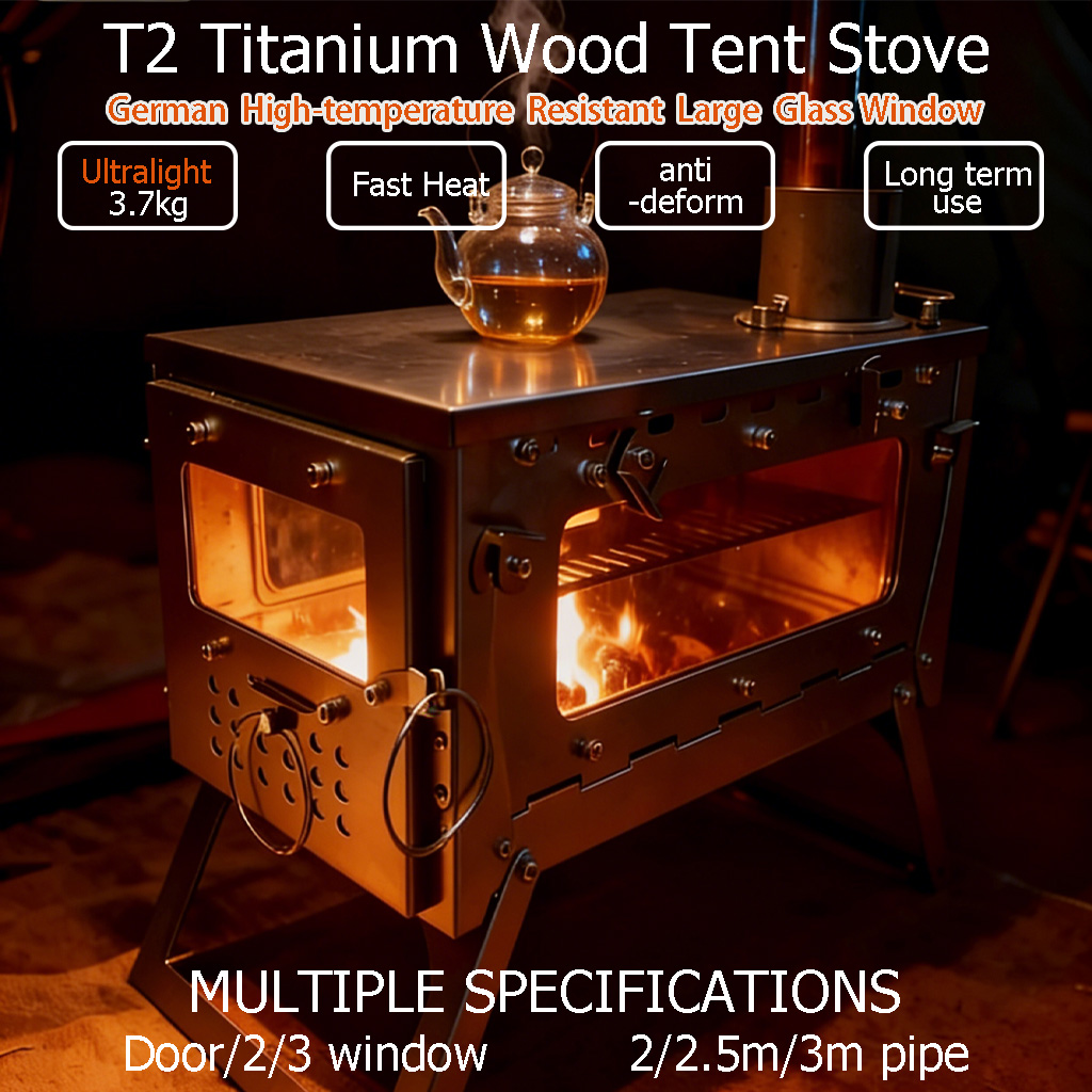 Stufa da tenda pieghevole port - Titanium Folding Wood Stove Tent recensione e prezzo