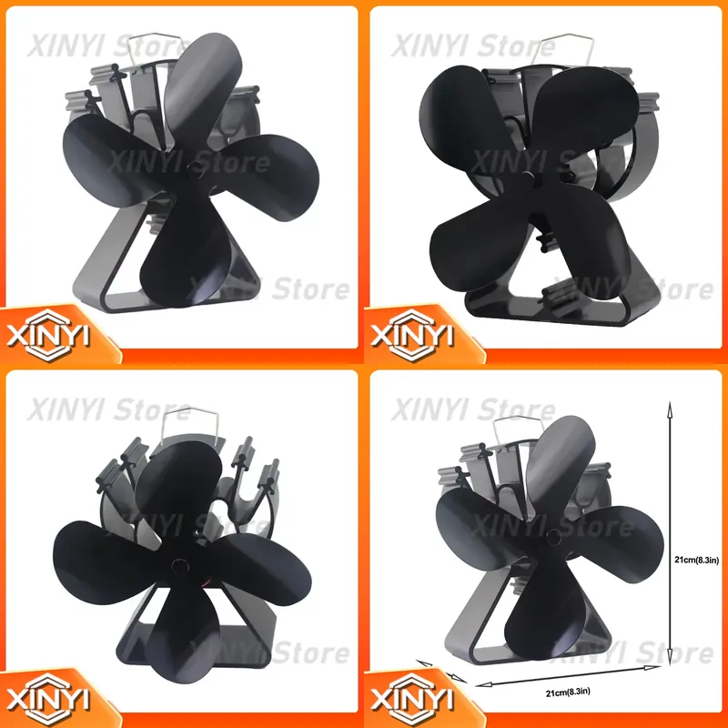 Ventilatore a 4 pale ecologico - Stove Fan Heat Powered 4 Blade recensione e prezzo