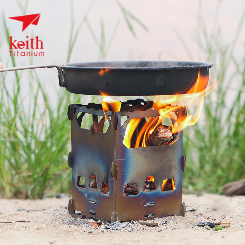 Stufa a legna in lega di titan - Ultralight Titanium Wood Stove Backpack recensione e prezzo