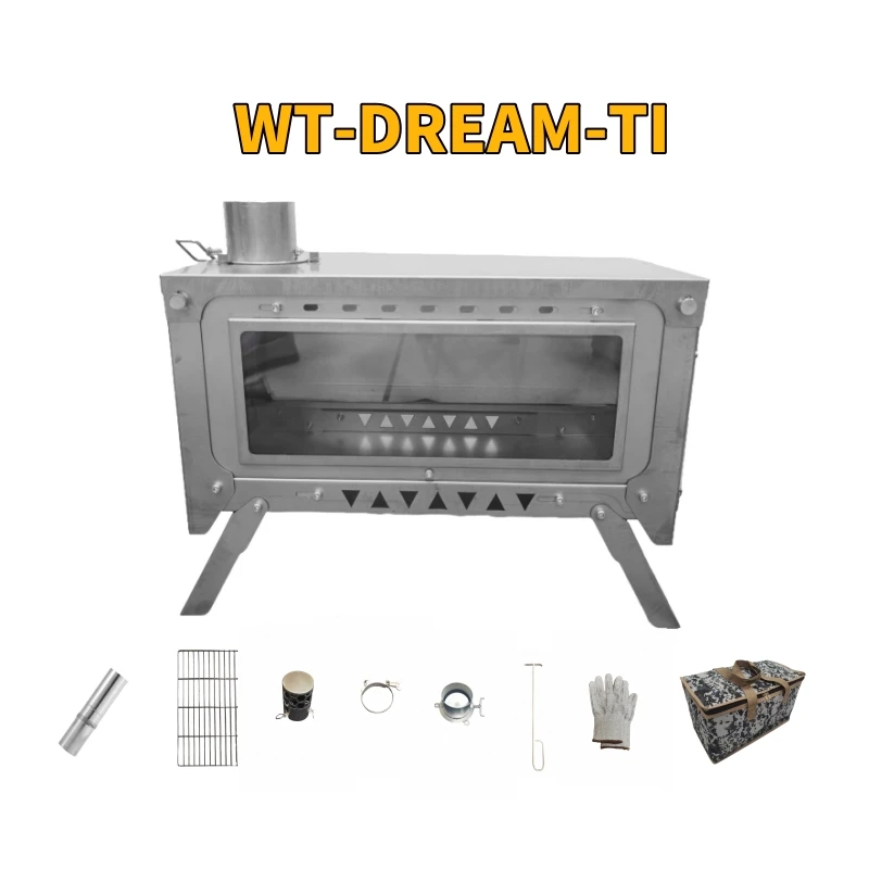 WT-Dream-Ti Forno in titanio P - Titanium Folding Wood Stove Tent recensione e prezzo