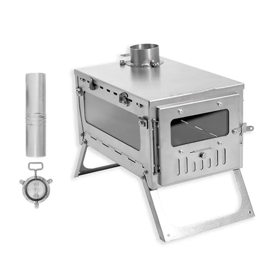 Cucina da campeggio Montaggio  - Titanium Folding Wood Stove Tent recensione e prezzo