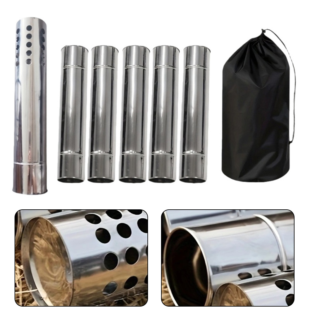 Kit per camino e stufa a legna - Hot Tent Wood Stove With Chimney Pipe recensione e prezzo