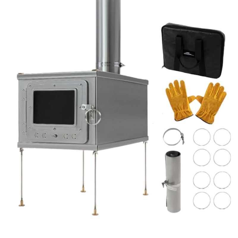 Stufa per tenda pieghevole Leg - Titanium Folding Wood Stove Tent recensione e prezzo