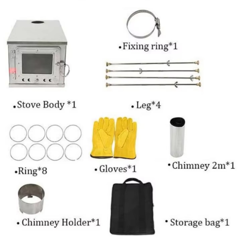 Stufa per tenda pieghevole Leg - Titanium Folding Wood Stove Tent recensione e prezzo