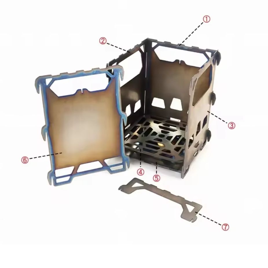 KEITH Ti2201 Fornello da campe - Ultralight Titanium Wood Stove Backpack recensione e prezzo