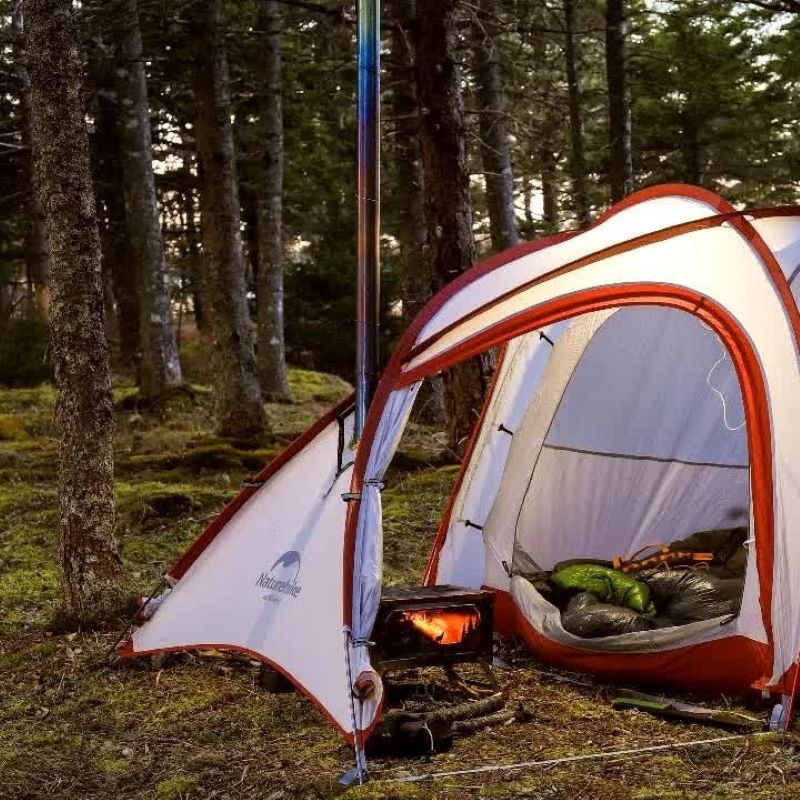 Tubo della stufa della tenda d - Hot Tent Wood Stove With Chimney Pipe recensione e prezzo