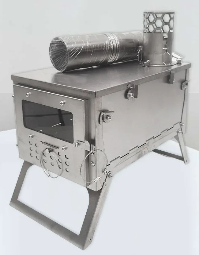 Stufa a Legna in Titanio Porta - Titanium Folding Wood Stove Tent recensione e prezzo