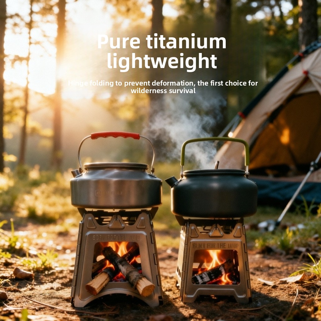 Stufa a Legna Pieghevole Compa - Titanium Folding Wood Stove Tent recensione e prezzo