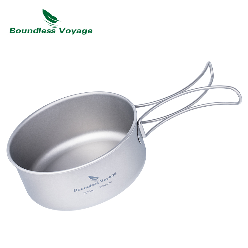 Boundless Voyage Camping Set d - Titanium Cooking Pot Pan Mess Kit recensione e prezzo