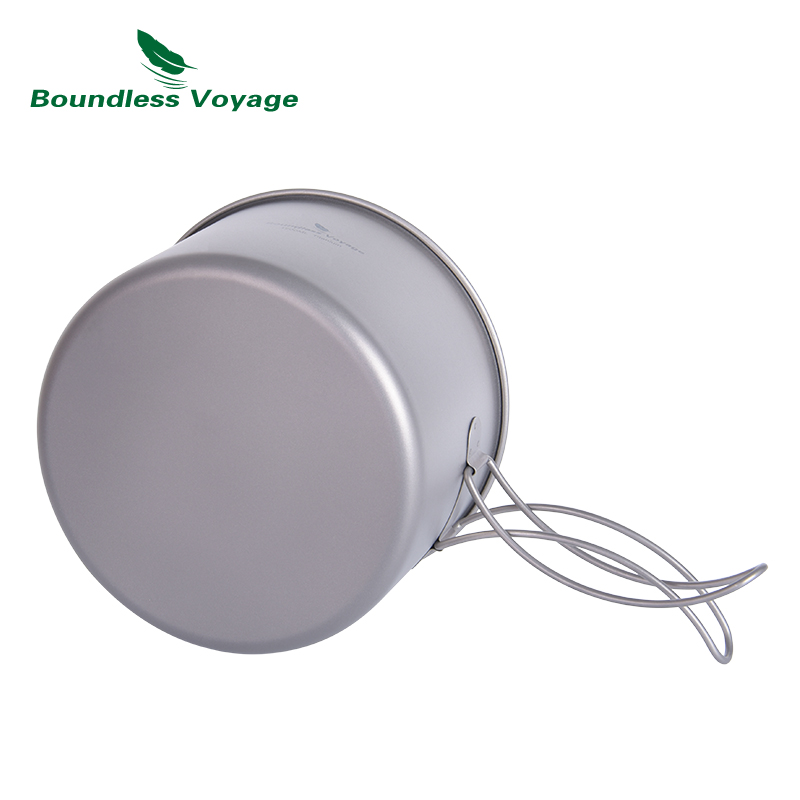 Boundless Voyage Titanium Pot  - Titanium Cooking Pot Pan Mess Kit recensione e prezzo
