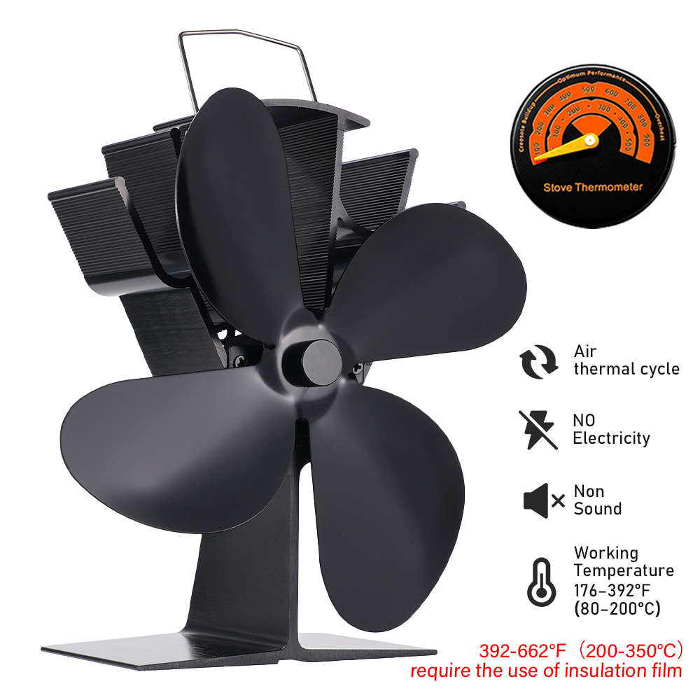 Ventilatore a 4 Pale Alimentat - Stove Fan Heat Powered 4 Blade recensione e prezzo