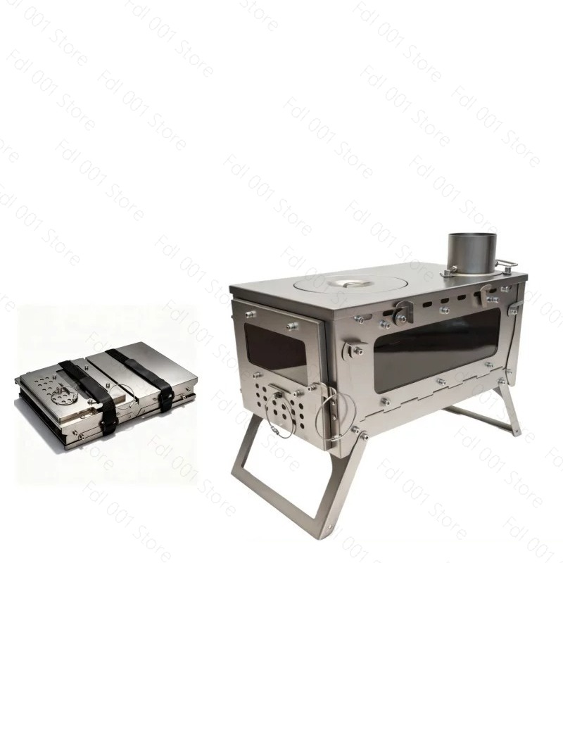 Stufa a Legna Pieghevole in Ti - Titanium Folding Wood Stove Tent recensione e prezzo