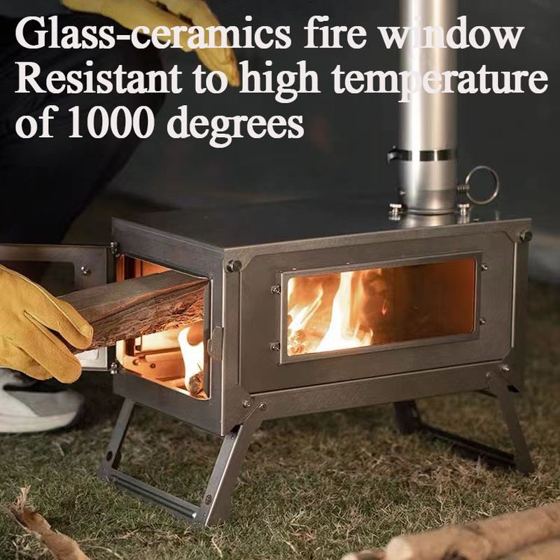 Riscaldatore a legna pieghevol - Titanium Folding Wood Stove Tent recensione e prezzo