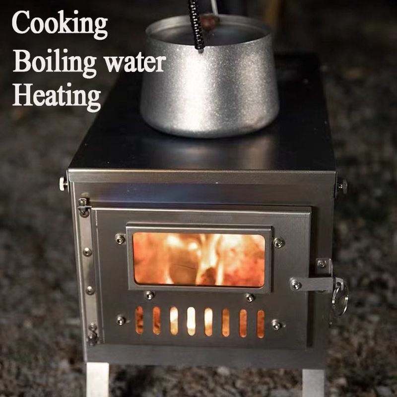 Riscaldatore a legna pieghevol - Titanium Folding Wood Stove Tent recensione e prezzo