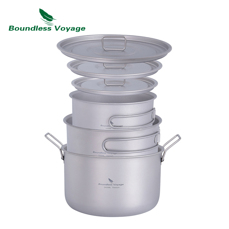 Boundless Voyage Titanium Pent - Titanium Cooking Pot Pan Mess Kit recensione e prezzo