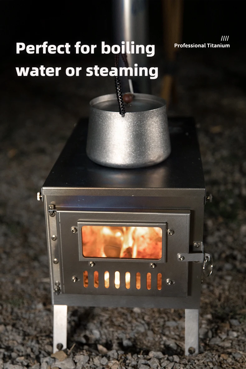Stufa per tenda in titanio ult - Ultralight Titanium Wood Stove Backpack recensione e prezzo